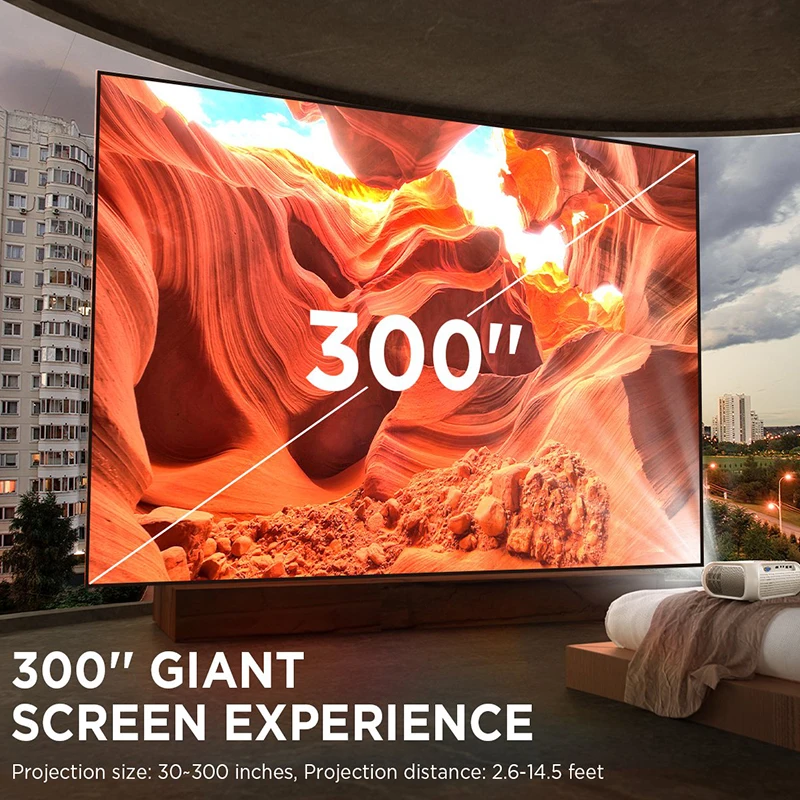 [Best Choice Online shop] Miracast 1280x720 HD Native 1080p LCD LED Home video projector