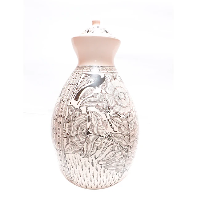 Good Appearance Diy With Lid Jar Arts And Ceramic Handmade Hand Craft Jars Crafts Pottery Vase Clay Terracotta Pots