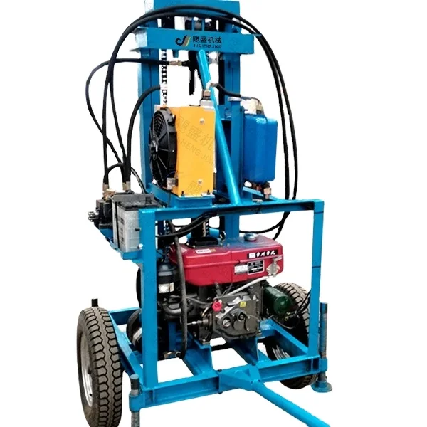 cheap 200m Borehole Well Drilling Machines crawler water well drilling rig machine factory price