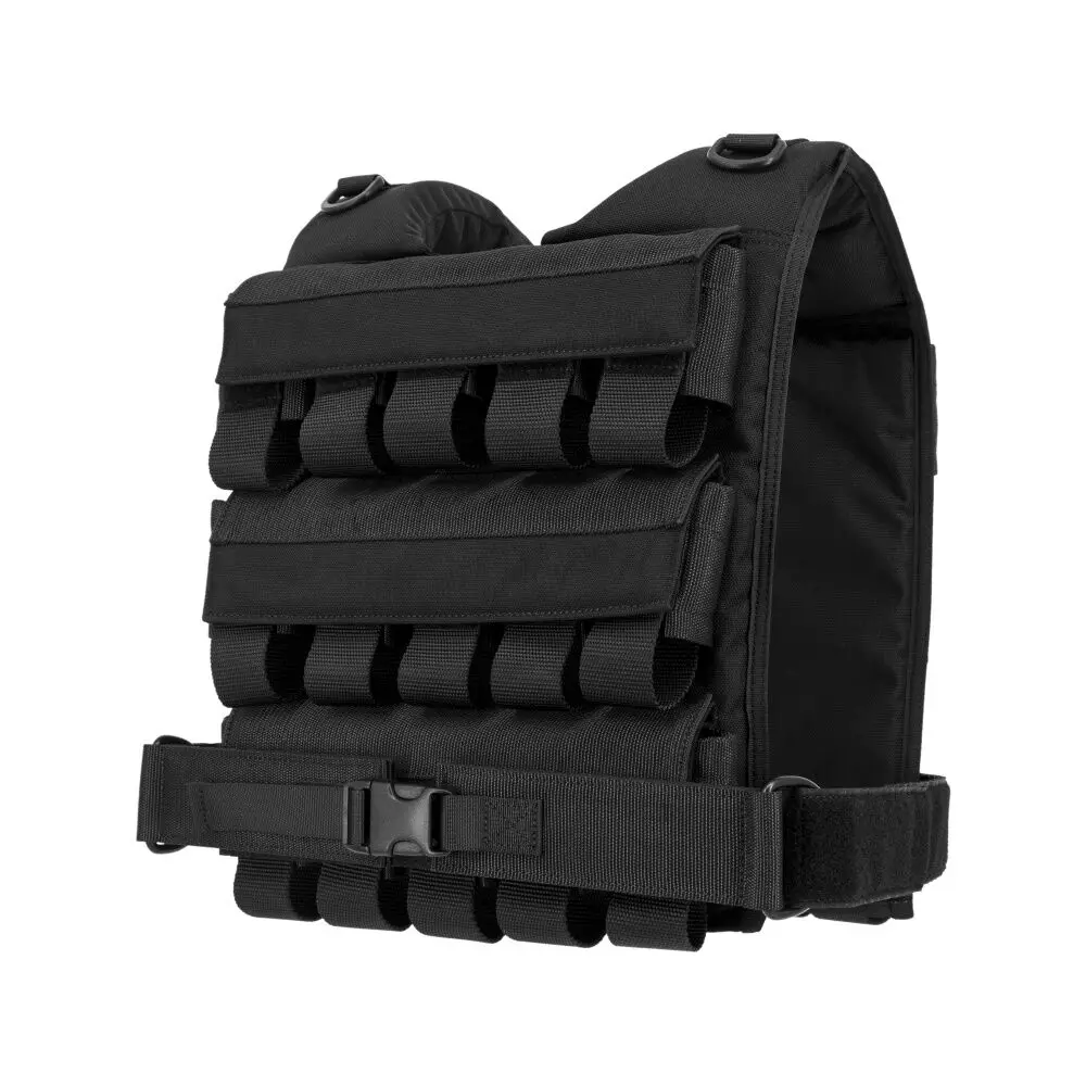 30KG Adjustable Iron Removable Weight Vest Exercise Loading Weight Vest for Boxing Running Training Workout Fitness