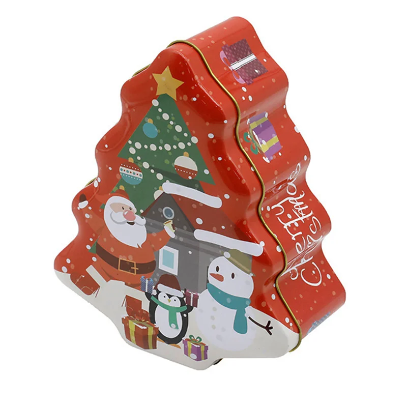Custom Food Grade Metal Packaging Biscuit Tinplate Can For Candy Plain Christmas Cookies Tins With Lids Round Metal Tin Box