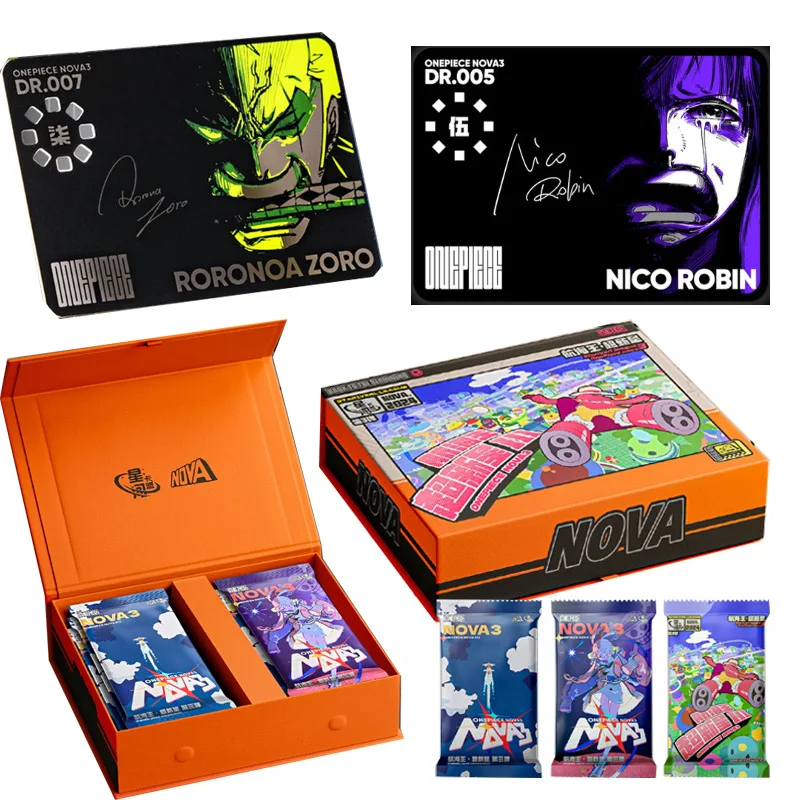 Anime One Pieces Super Nova 3 Collection cards Blind box maglev cards