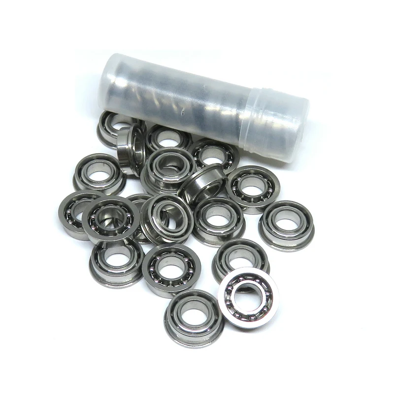 ABEC-7 SMF84 Single Low Stainless Steel Flanged Bearing 4x8x2mm
