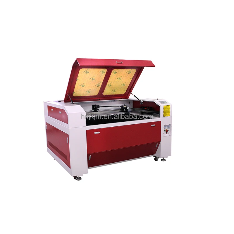 80w promotional easy operation wood acrylic PVC MDF board leather felt fabric CCD Camera Co2  laser cutting engraving machine