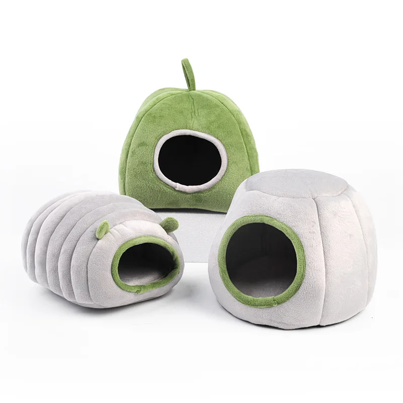 LM0144H Small pet hamster nest Soft hamster nest Semi enclosed warm guinea pig nest