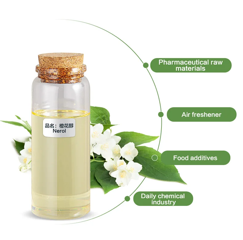 Manufacturer Direct Supply OEM/ODM Bulk Nerol For Perfumery At Nice Price