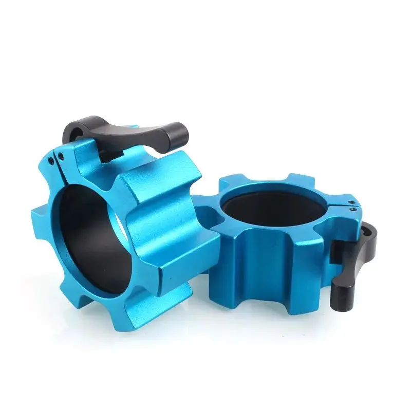 Wholesale Hot Selling Custom Weightlifting Most Popular Aluminum Olympi Bar Clamps Barbell Collar