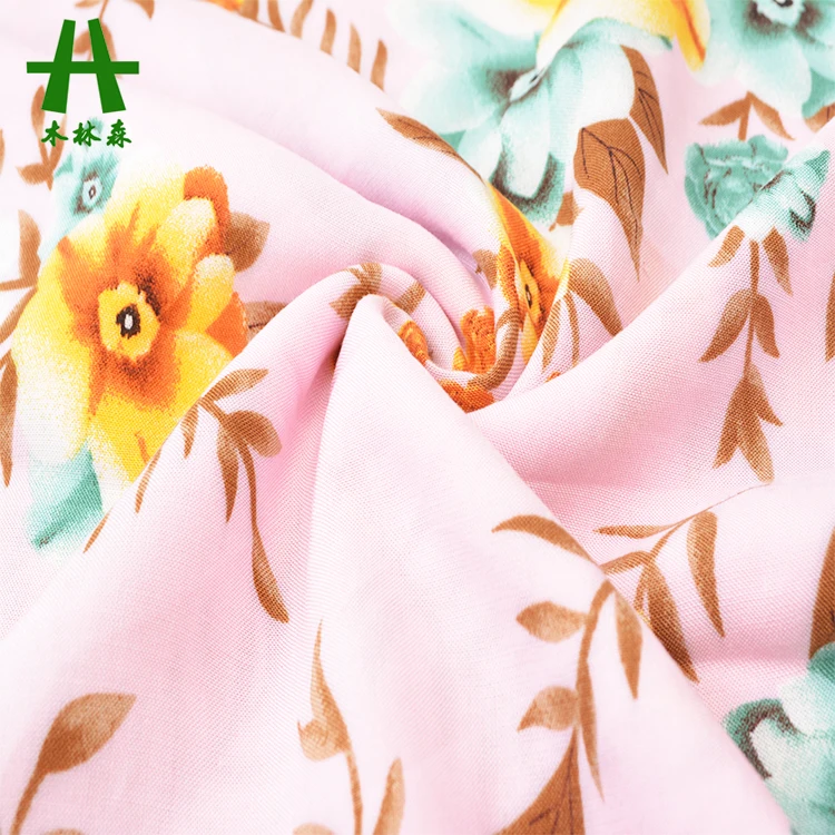 Mulinsen Textile High Quality 100% Rayon Challis Printed Woven Fabric Viscose for Clothing