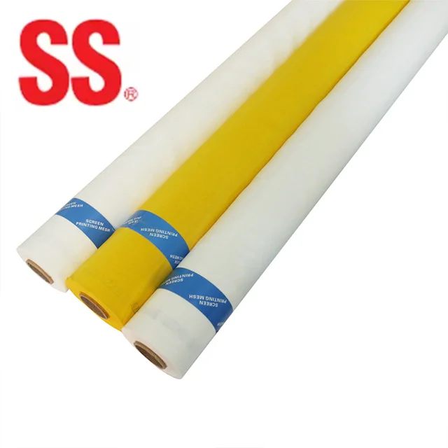 factory polyester silk screen printing mesh textile fabric for printing machine