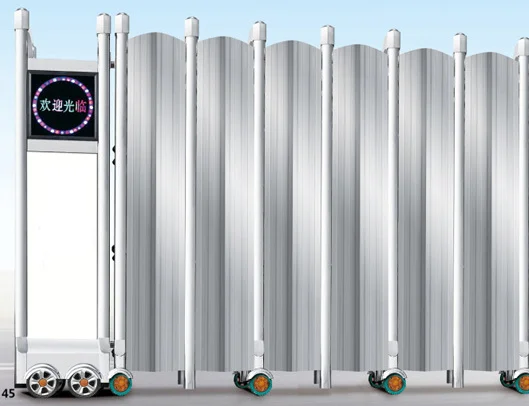Factory hot sale Automatic Retractable gate door
