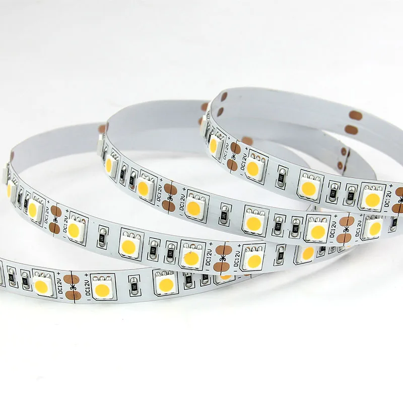 5050 SMD DC12V 3M double sticker indoor or outdoor led flexible strip