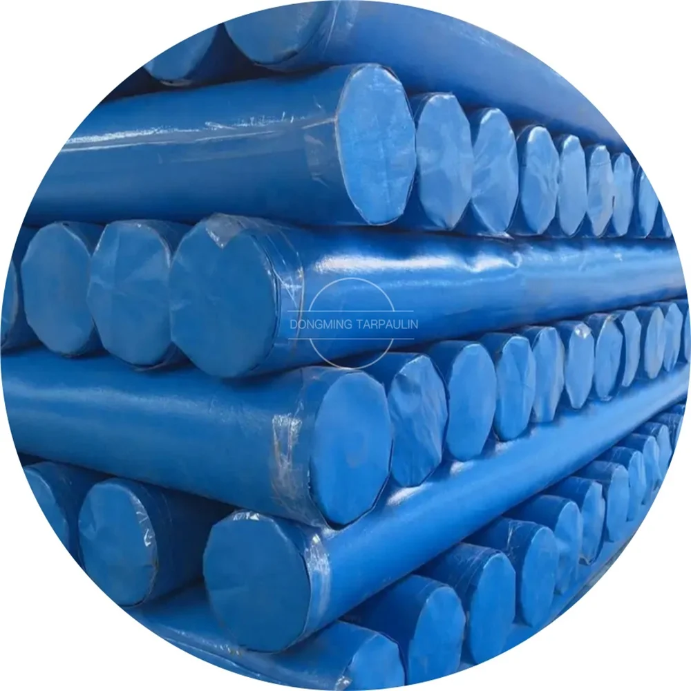 Factory Supply 8x18M PE Tarpaulin Sheet Heavy Weight 250GSM Multi-Purpose Thick Waterproof Poly Tarp
