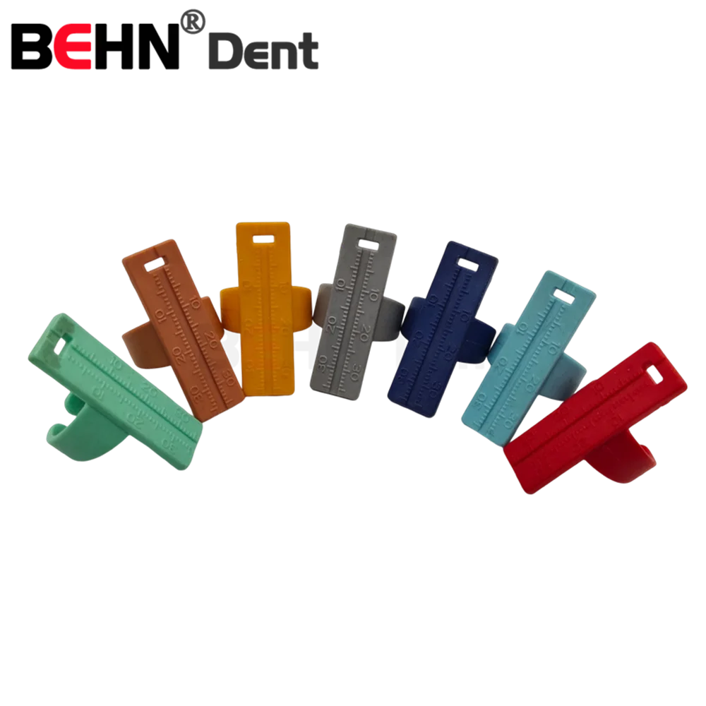 BEHN Dental Ring Rulers Colourful Rulers For Measuring Endo Files Dental Instrument