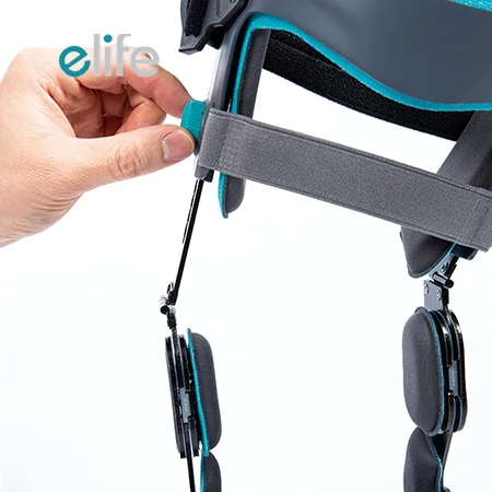 E-Life MKNOA09 The new medical post op orthopedic fixed knee braceFor uni-compartment OA patient