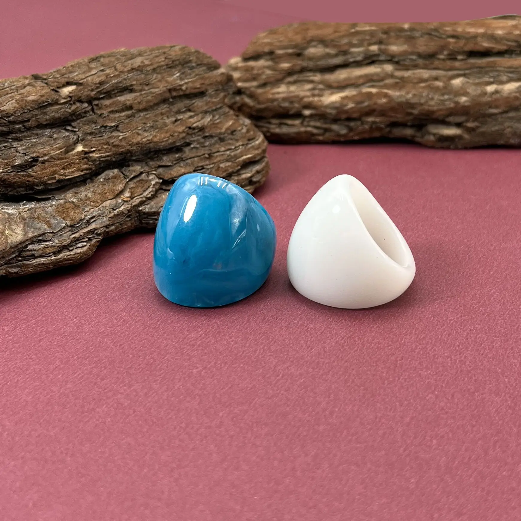 Creative Fashion Ins Simple Retro Acrylic Acetic Acrylic Ring European and American Exaggerated Atmospheric