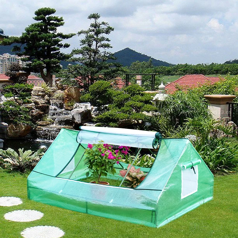 Factory custom size oem china winter green house garden greenhouse