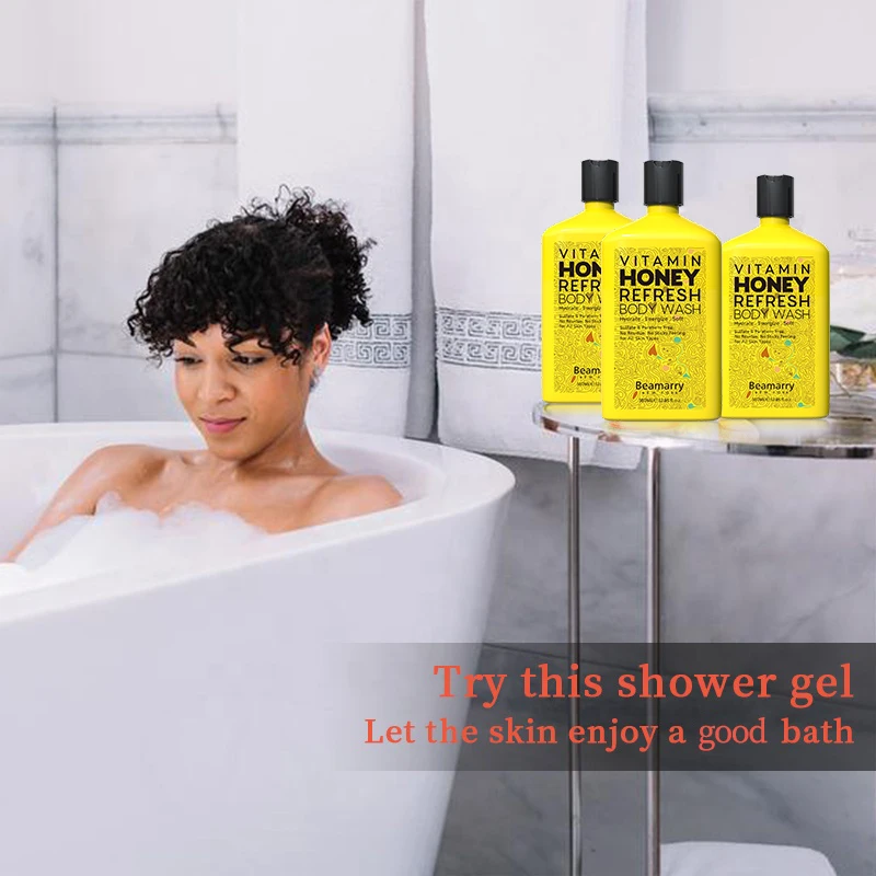 Ready to ship products free sample Skin Whitening Moisturizer Exfoliating Intense Cleansing Body Care Oil Bismid Shower Gel