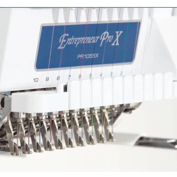 New PR 1055X single head 10 needles industrial embroidery sewing machine