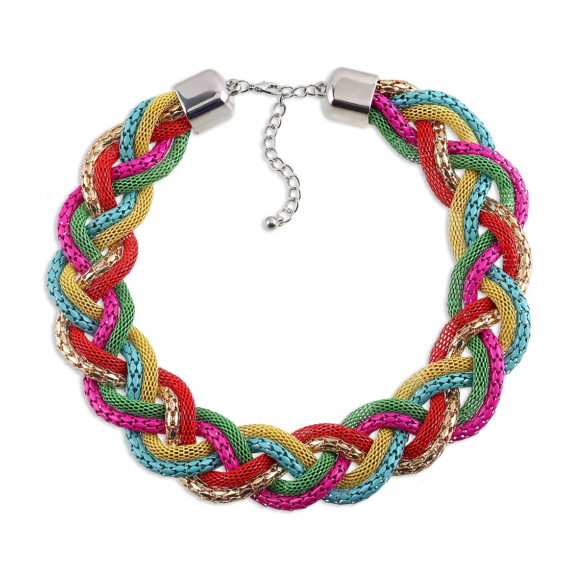 KAYMEN Hot Selling Braided Chains Chokers Necklace Multicolor Fashion Jewelry Bohemia Necklaces