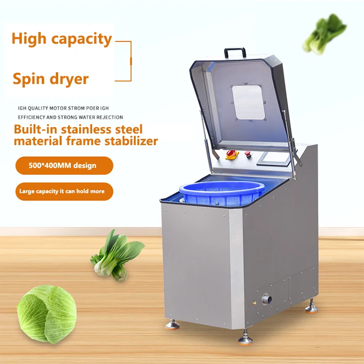 Explosive Products Electric Spin Drying Machine Vegetables Centrifugal Dehydrator Processing Machine