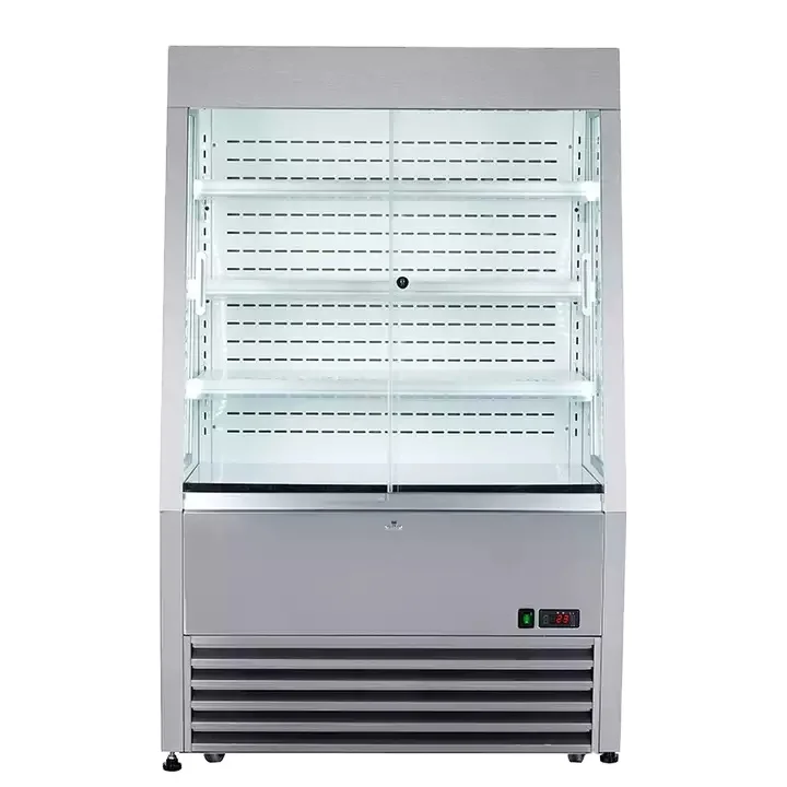 Convenience Store Display Beverage Milk Dairy Fruit Fridge Open Chiller Cooler Showcase