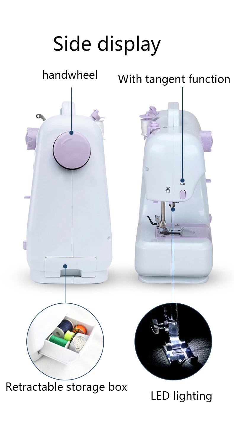High quality Mini Electric Manual Stitchine Household Sewing Machine