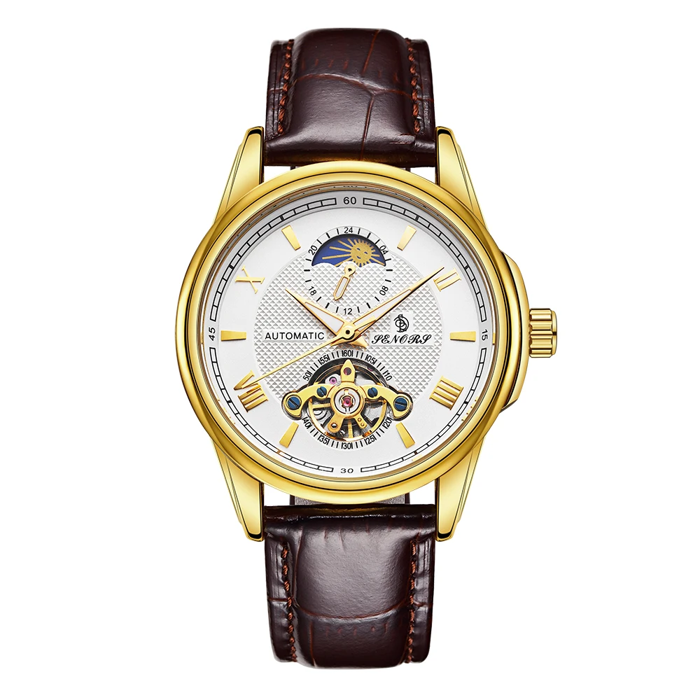  Luxury Men Watches Fashion Design Stainless Steel band mechanical Wristwatch Sport Waterproof men watch
