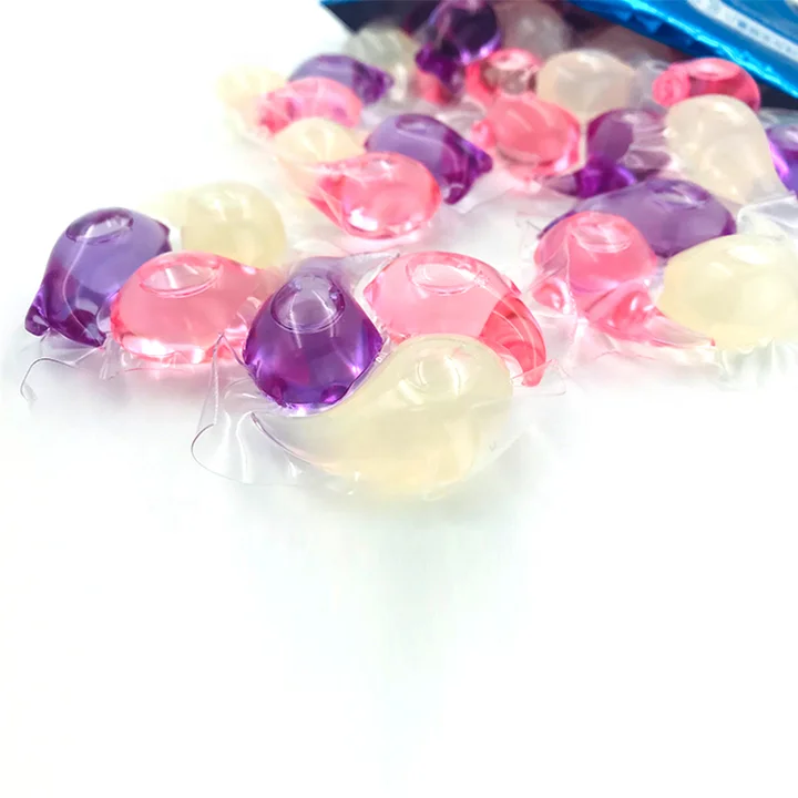 Laundry Pods Eco-friendly Ingredients Plant Liquid Laundry Pods And Scent Booster Capsules Gel Soap Pods 3 In 1