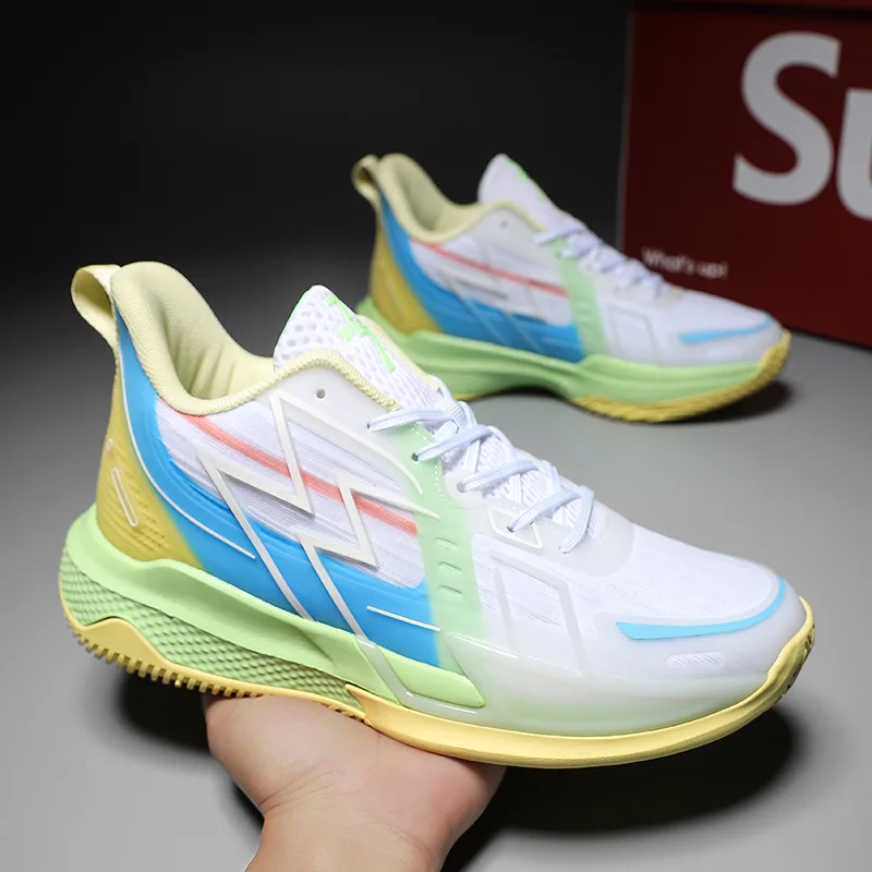 hot selling sports fashion leisure low top leather basketball shoes high top mens basketball shoes breathable non slip