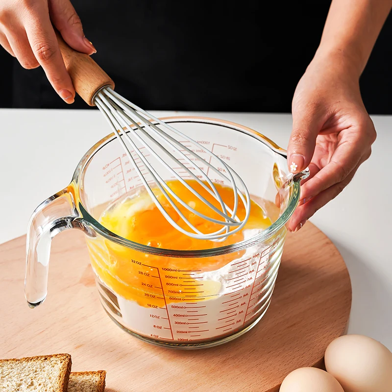 500 мл термостойкая стеклянная мерная чашка молочные весы микроволновые мерные кувшины оптовая продажа