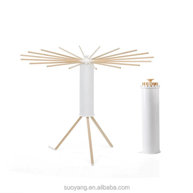 Wooden Indoor use  rods standing umbrella octopus-shaped clothes drying rack household foldable floor clothes rack