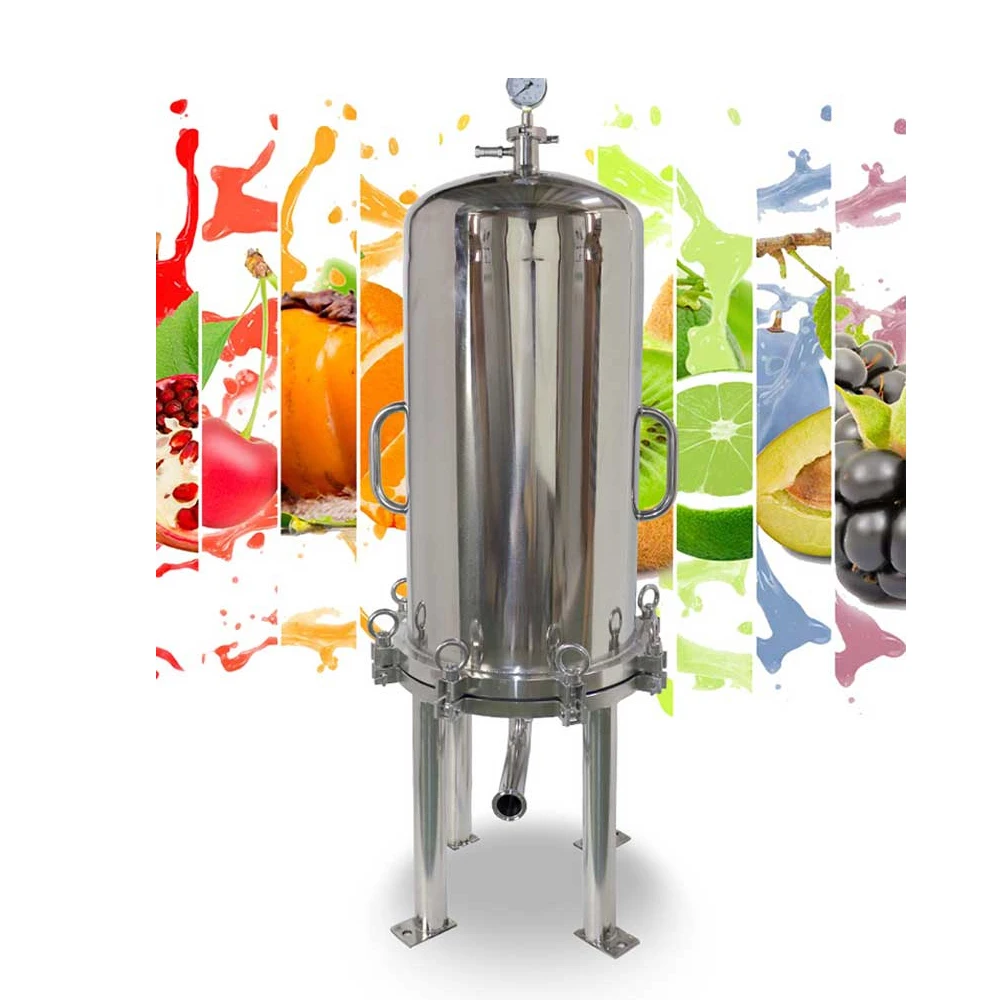 China Manufacturer Sanitary Food Grade Stainless Steel 12/16 Inch Lenticular Industrial Filter Housing For Bio Yeast Extract