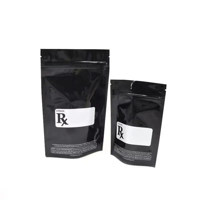 Food grade Clear LDPE zipper bag package bag coconut sugar bag  coconut flour pouch