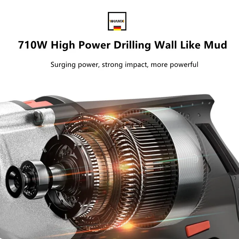 WHAMX 12V Cordless Lithium drill Impact drill Hand drill Angle grinder Toolbox Sets