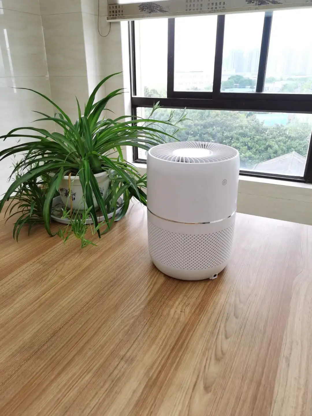 portable negative ion air purifier electric fan air filter smartphone wifi control hepa filter h13 price air purifier