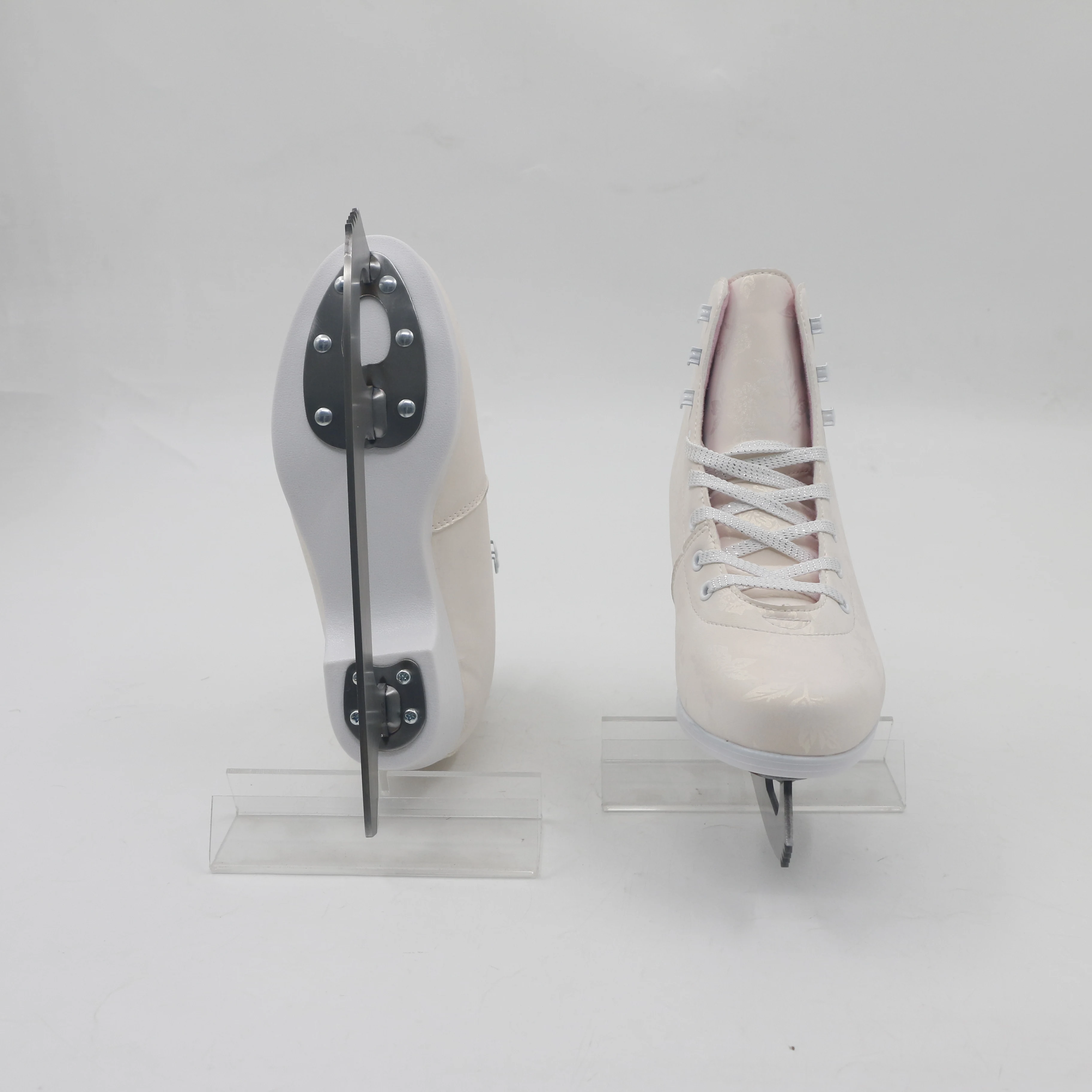 OEM Factory Price Professional Speed Ice Skating Shoes with Hard Shell PVC Sole Roller Skate