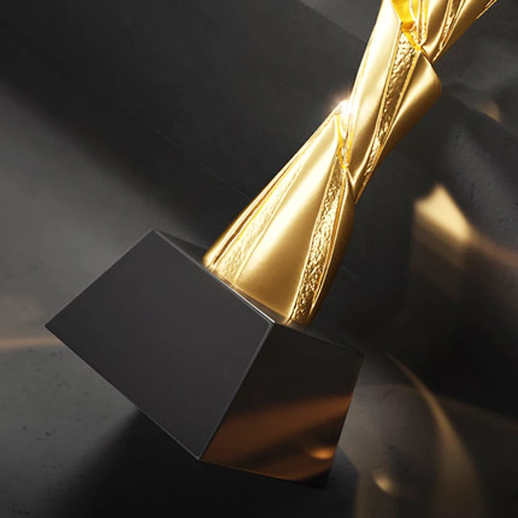 First Place custom resin trophies and awards hot selling crystal plastic trophy cup award trofeos design logo for your business