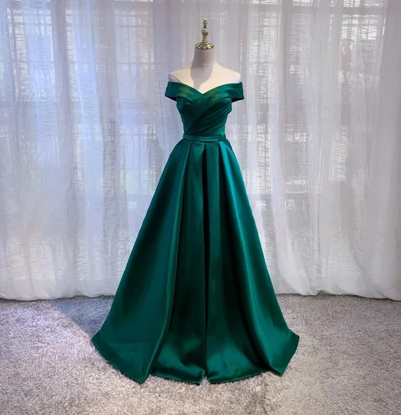 Factory price a-line turkish evening dresses formal gowns evening dresses long ball gown green dresses women evening elegant