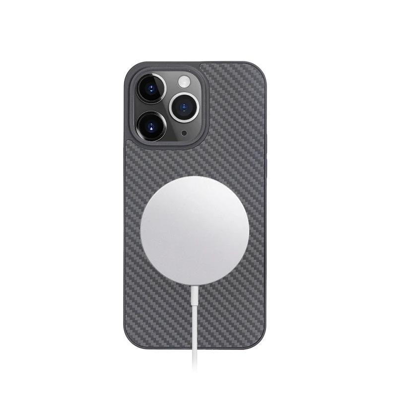 Magnetic New Arrival Ultra-thin Super Light 100% Pure Aramid Fiber Waterproof Case for iPhone 14 Pro Max Case
