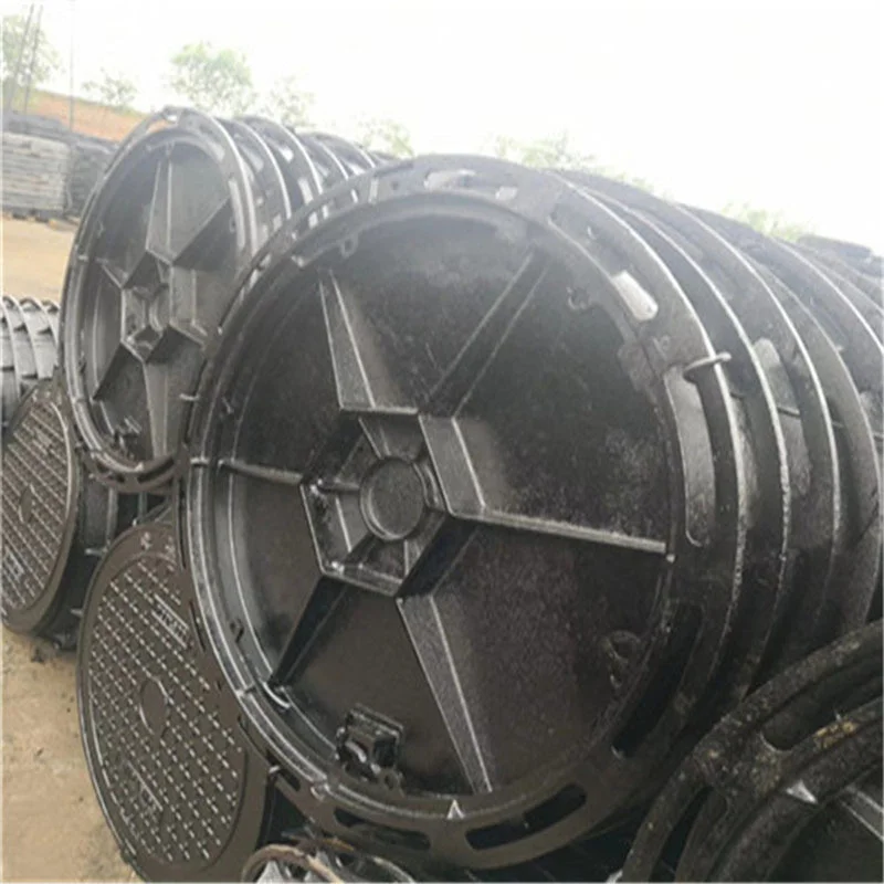 En124 Epoxy Coating Ductile Iron Casting Iron Recessed Round Square Manhole Cover Gully Grating Composite Resin Sewer Covers