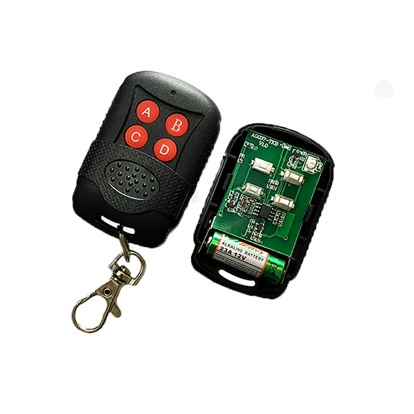 ABCD Wireless RF Remote Control 315mhz Electric Gate Garage Door Opener Remote Control 12v Key Fob