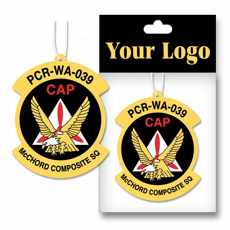 Factory cheap paper cards air freshener custom.