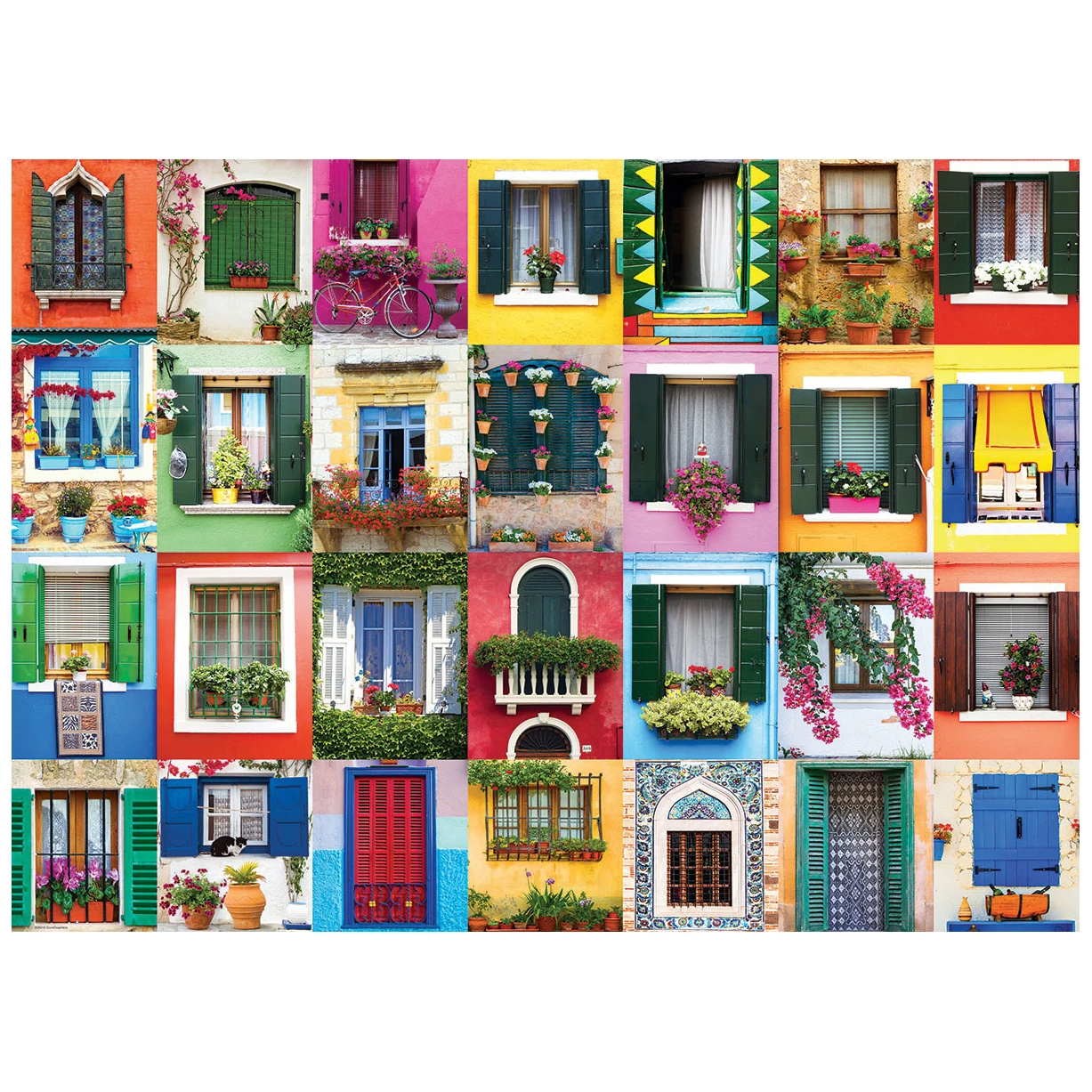 
5D DIY Diamond Painting Mediterranean Windows diamond embroidery Cross Stitch full Rhinestone mosaic Home Decor gift Crafts 