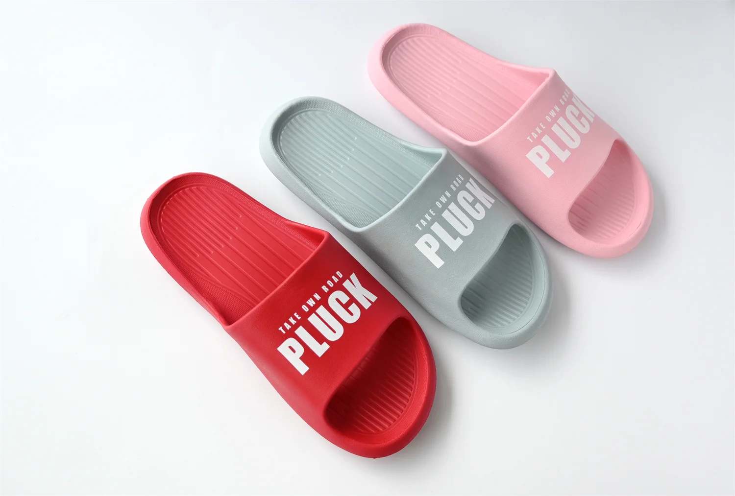 Summer EVA Slippers Anti-Slip Flat Slide-on Sliding Sandals with Foam Comfortable and Stylish