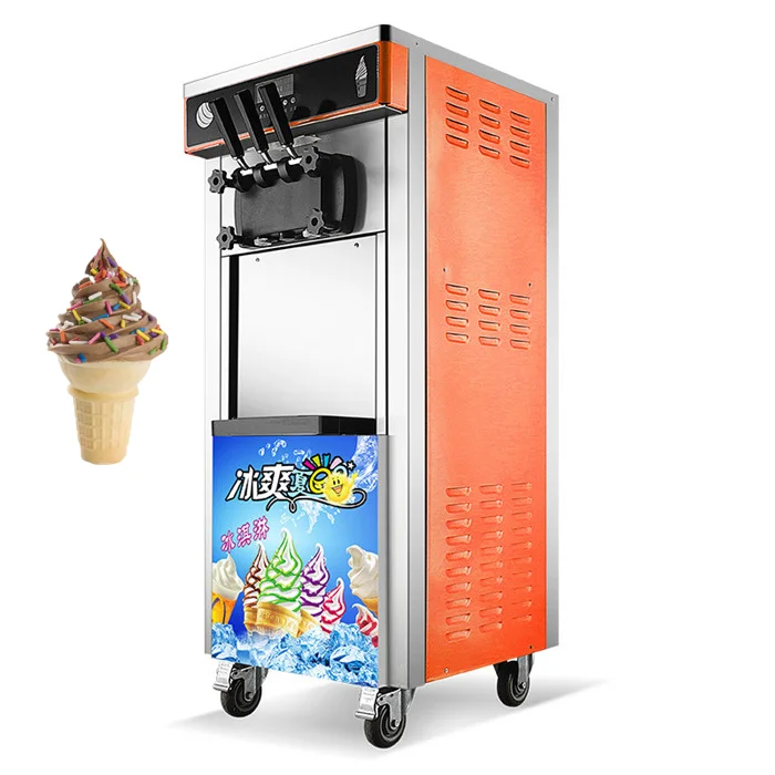 Easy operate in germany high quality soft ice cream machine
