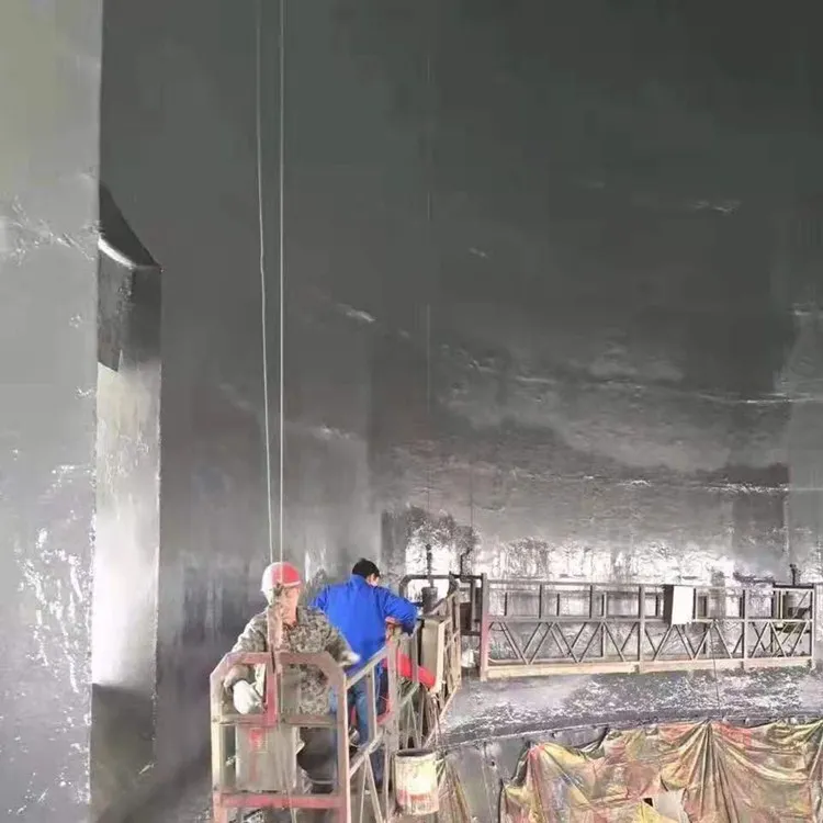 High Coverage Fast Drying Gray 2K Polyurea coating for Corrosion Protection of Granulation Tower