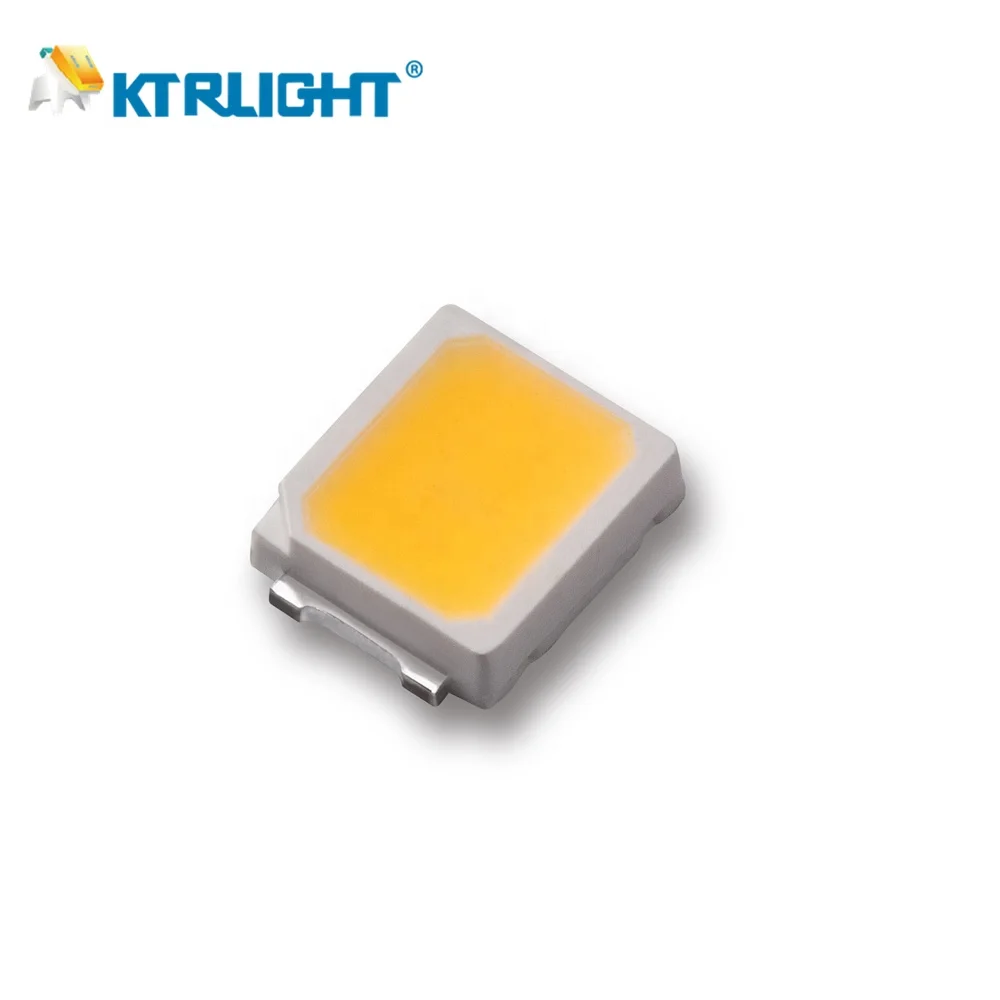 KTRLIGHT 2835 SMD LED теплый белый 0,5 Вт 2835 Светодиодный чип, диодные светодиодные лампы, индивидуальный светодиодный чип по запросу 2800-3200K -40 - 85