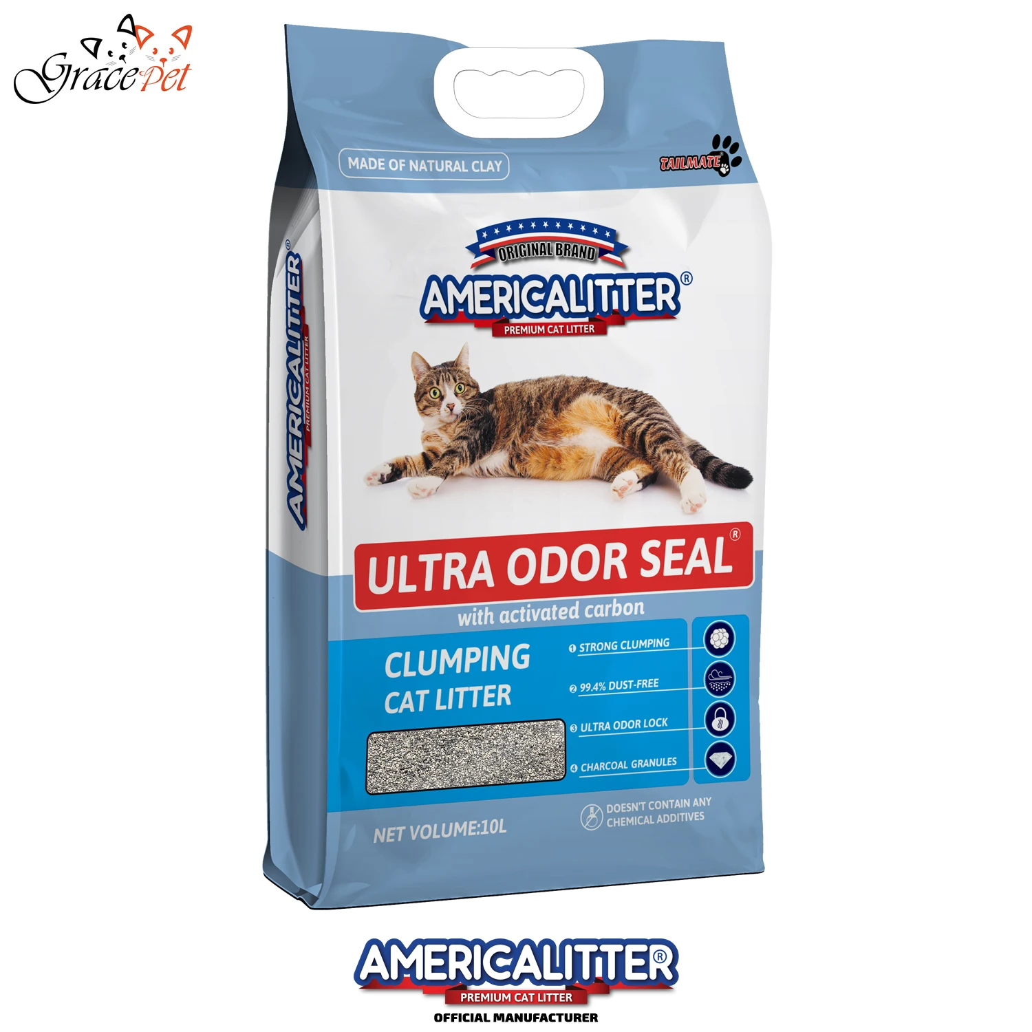 Hot Selling Amazon Choice Cat Litter Products With Strong Clumping Odor Control Functions