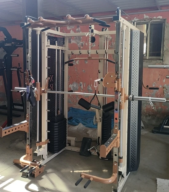 2024 Hot Selling Gym Equipment Commercial Power Rack Machine Multi Functional Smith Machine