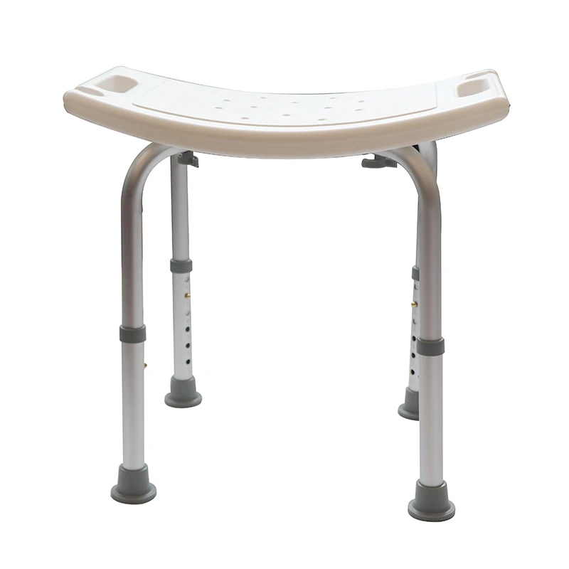 Hot Sale Bath & Shower Set Support 300LBS bathtub seat Aluminium shower stools adjustable chair for shower